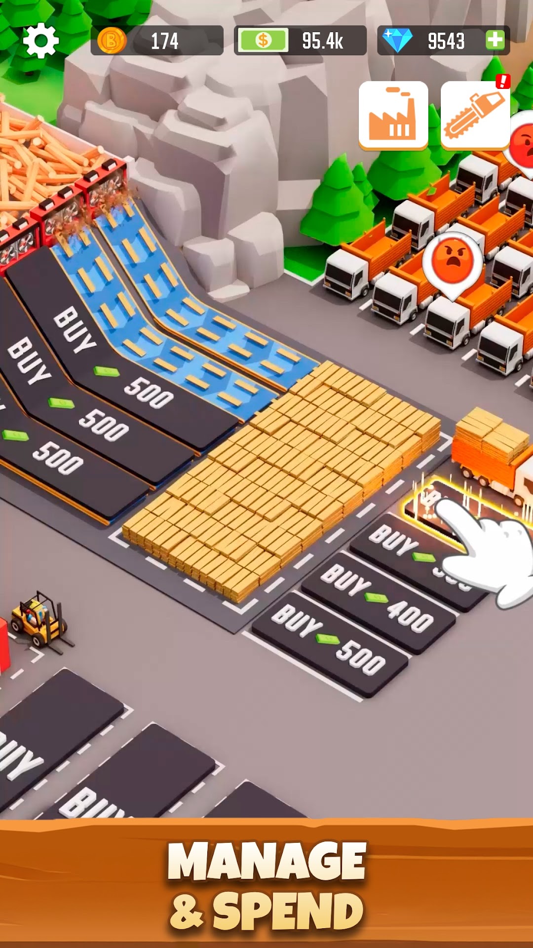 Idle Lumber Empire: Tycoon Inc mod apk screenshot 2