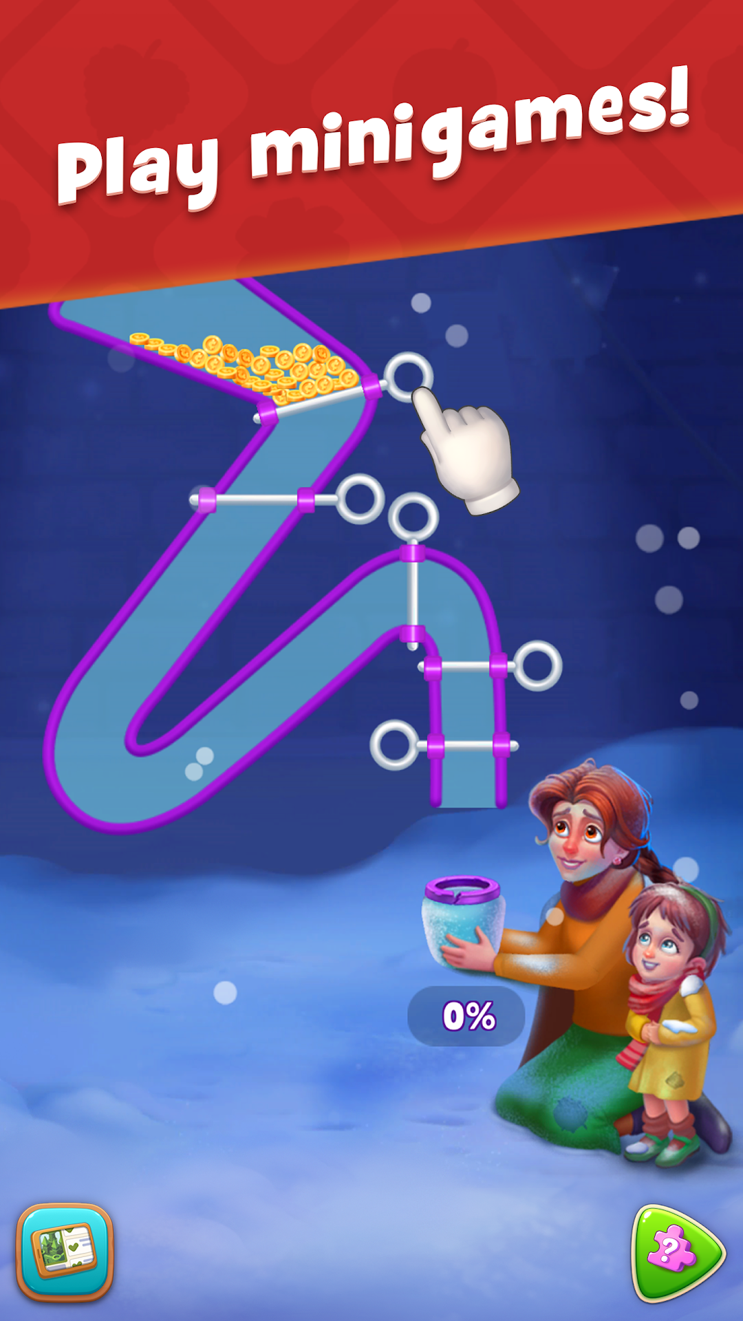 Gardenscapes mod apk screenshot 2