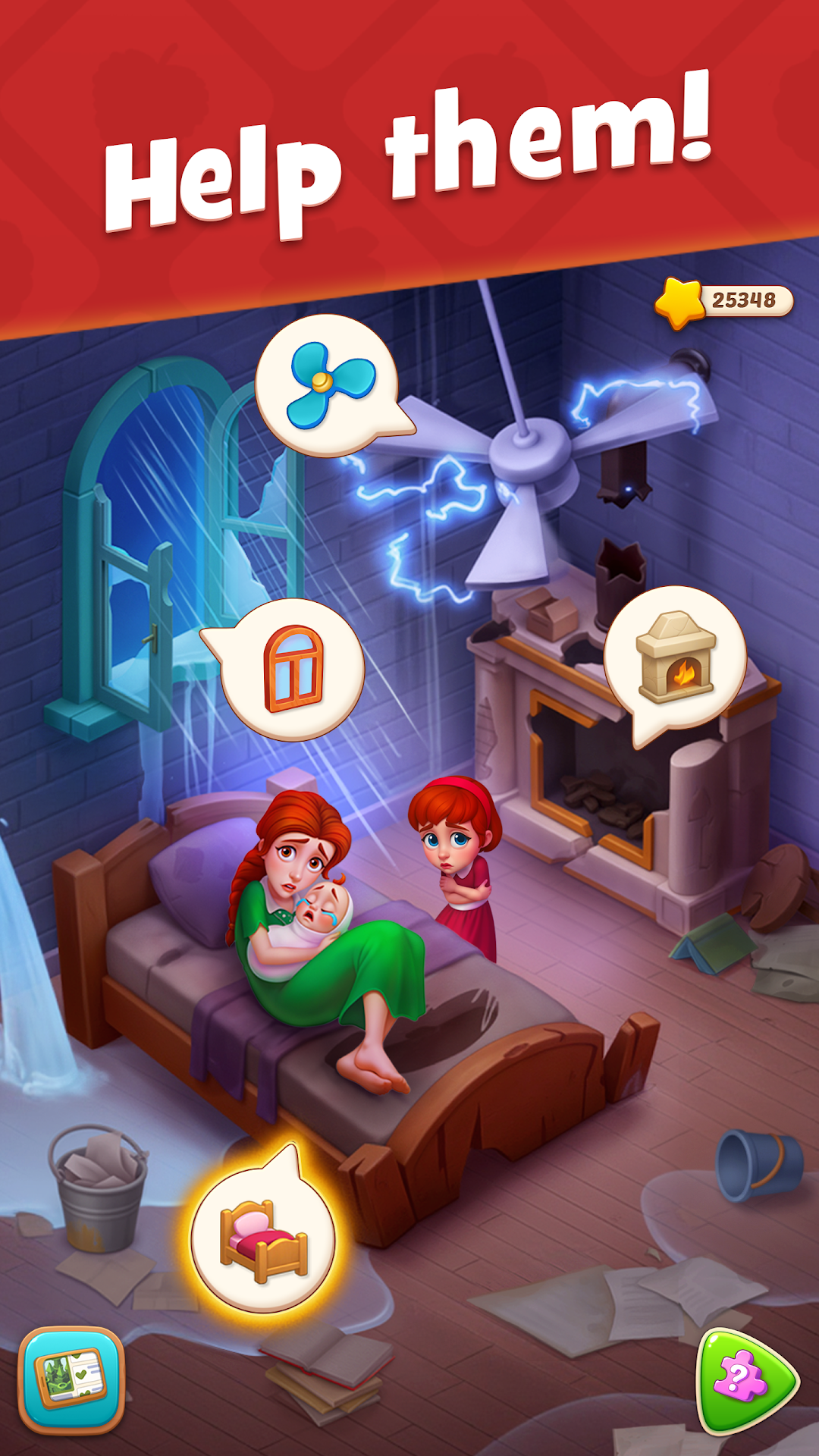 Gardenscapes mod apk screenshot 1