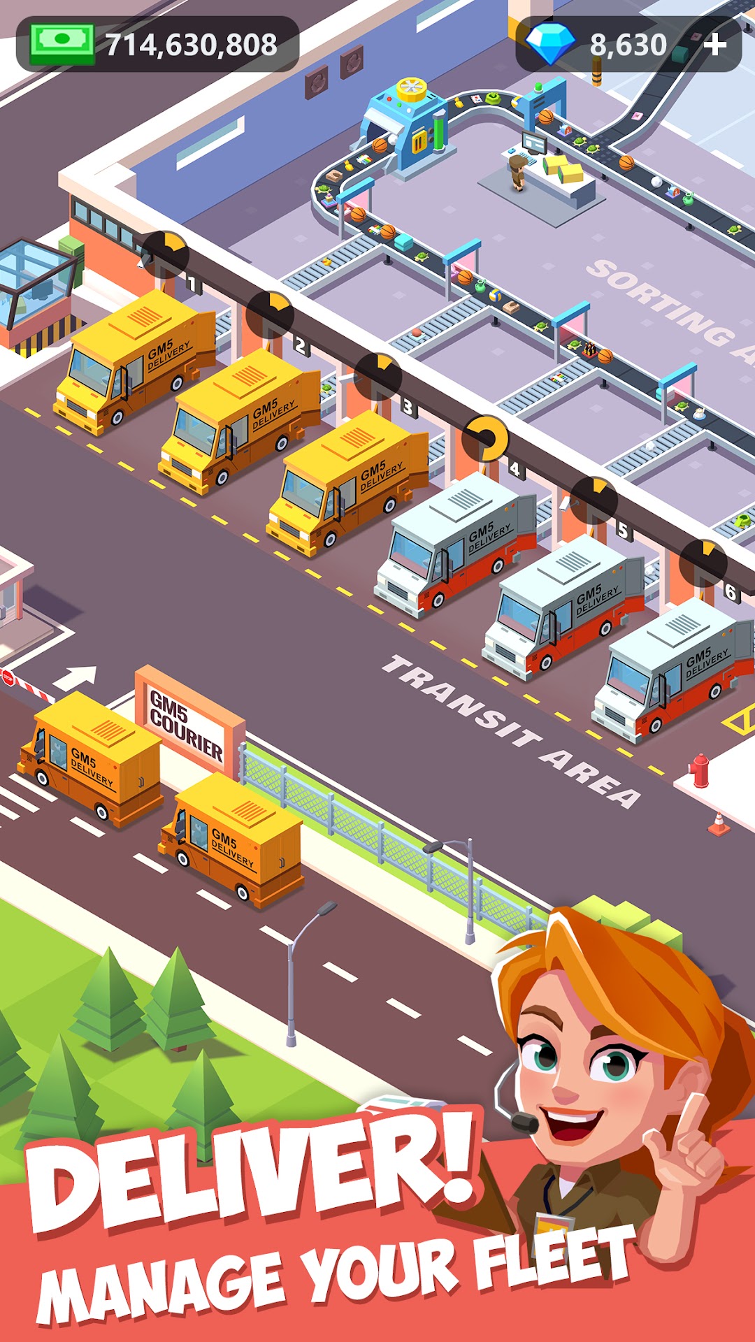 Idle Courier mod apk screenshot 2