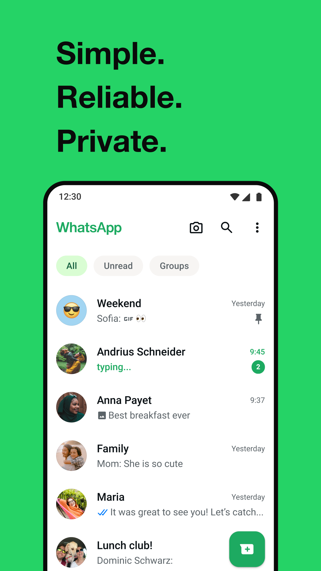 WhatsApp Messenger mod apk screenshot 1