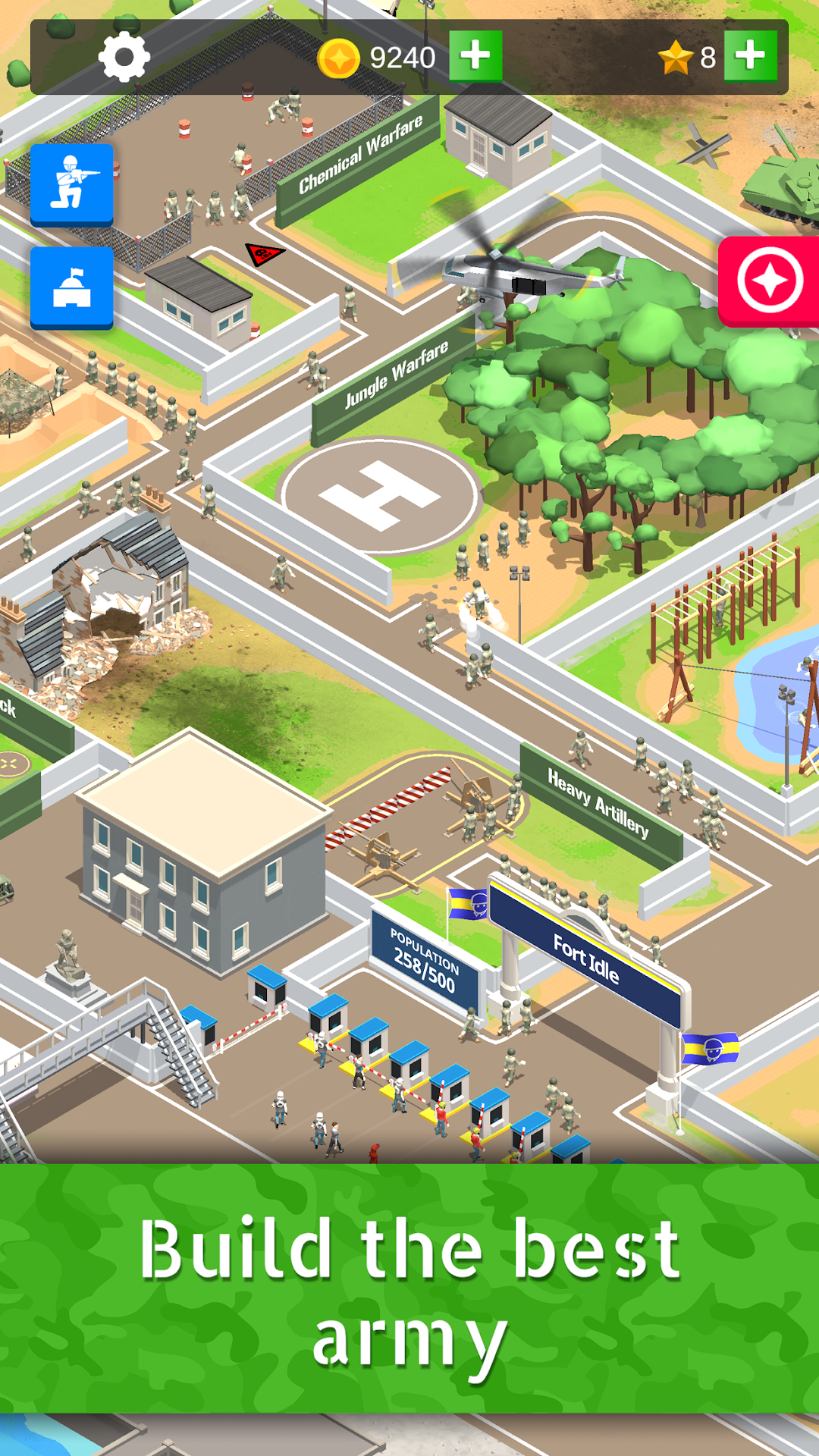 Idle Army Base: Tycoon Game mod apk screenshot 1