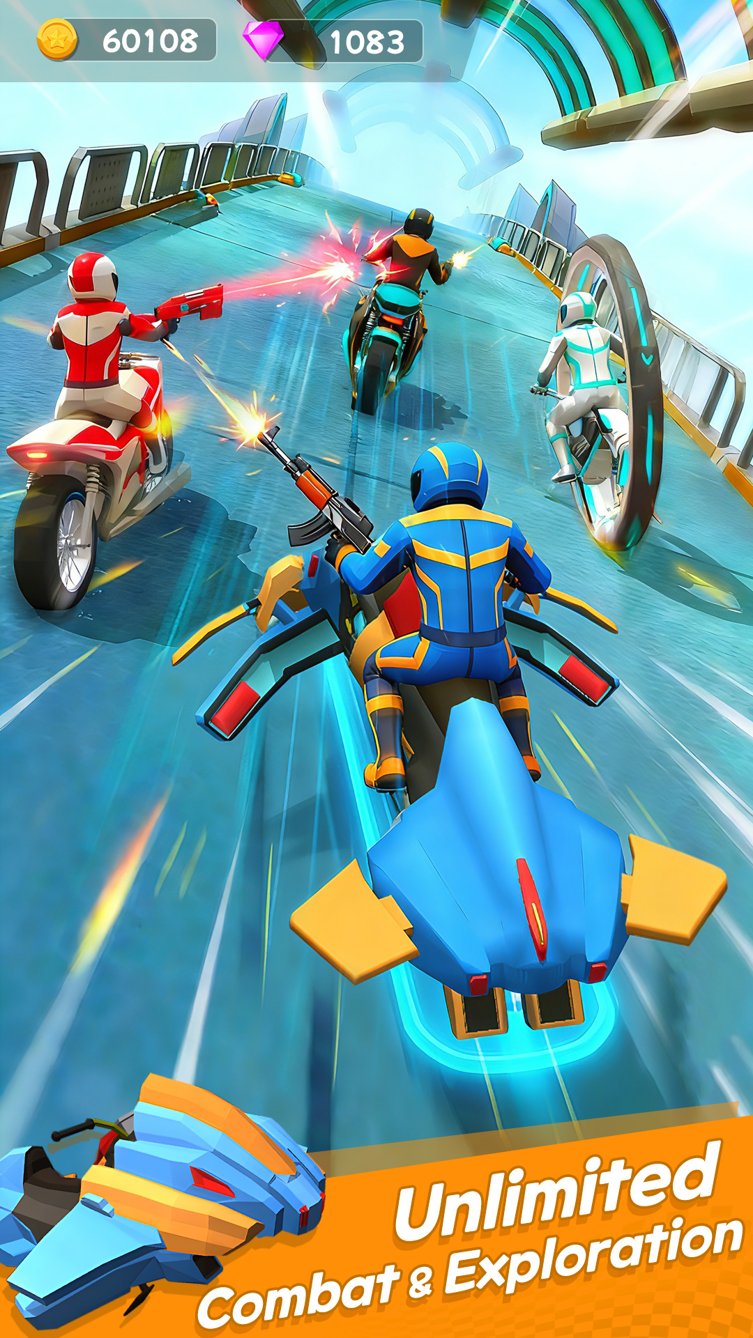 Racing Smash 3D mod apk screenshot 2