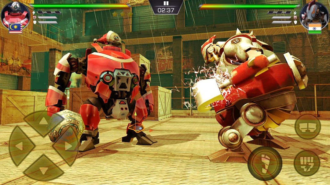 Clash Of Robots Fighting Game mod apk screenshot 3