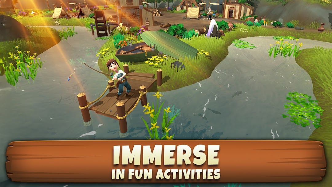 Sunrise Village: Farm Game mod apk screenshot 2