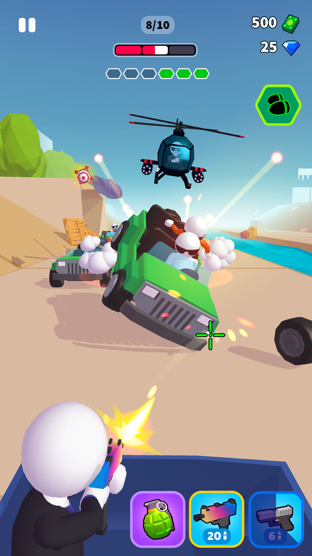 Rage Road - Car Shooting Game mod apk screenshot 1