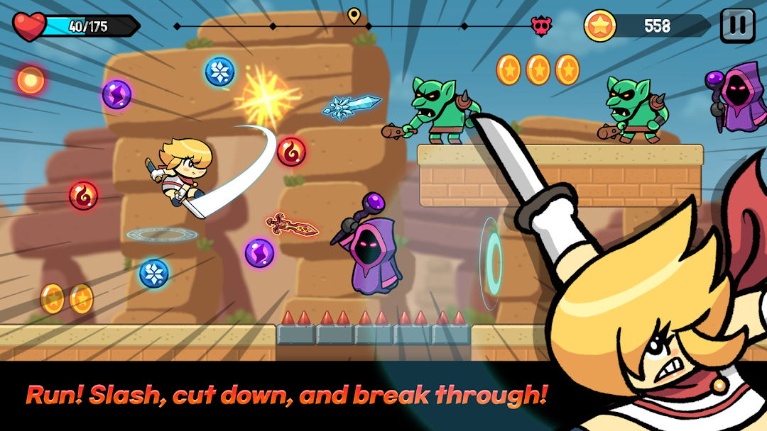 RUN SLASH RUN mod apk screenshot 1