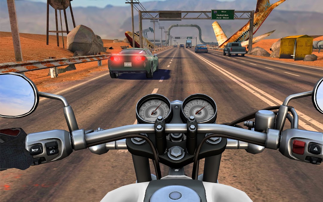 Moto Rider GO: Highway Traffic mod apk screenshot 1
