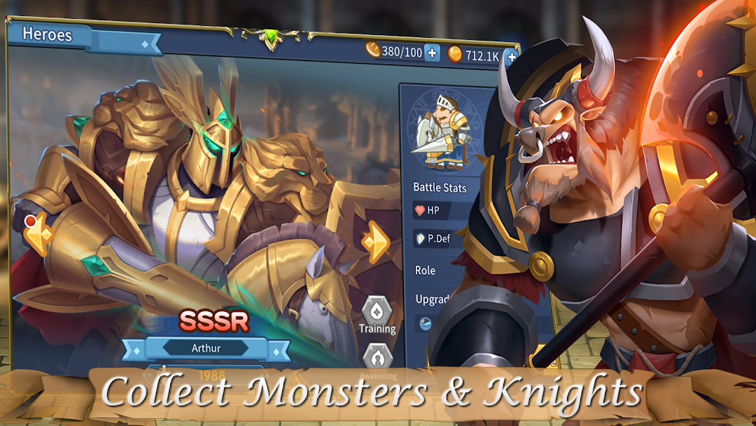Monster Knights - Action RPG mod apk screenshot 3