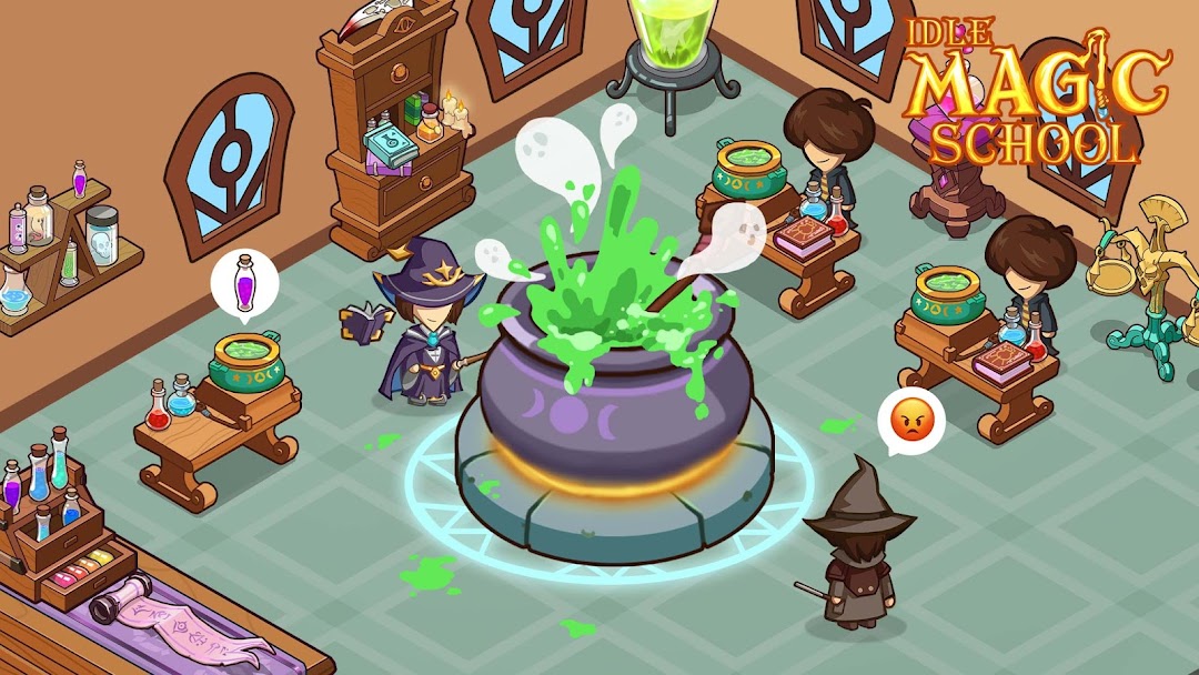 Idle Magic School mod apk screenshot 2