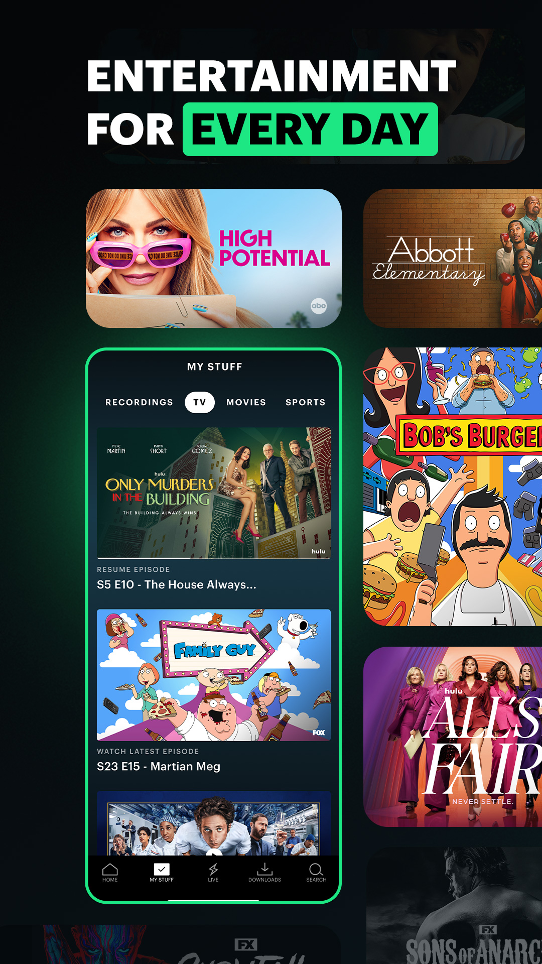 Hulu: Stream TV shows & movies mod apk screenshot 1