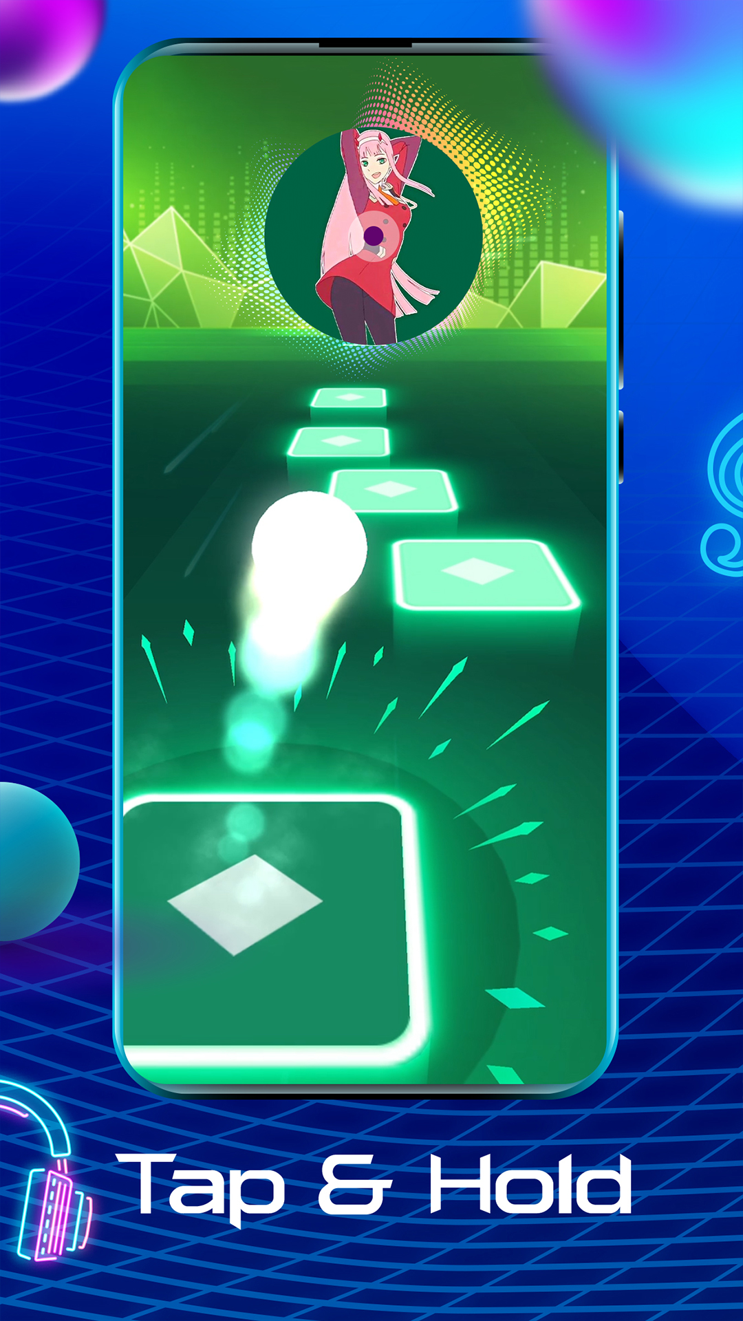 Tiles Hop Music & Ball Game mod apk screenshot 2