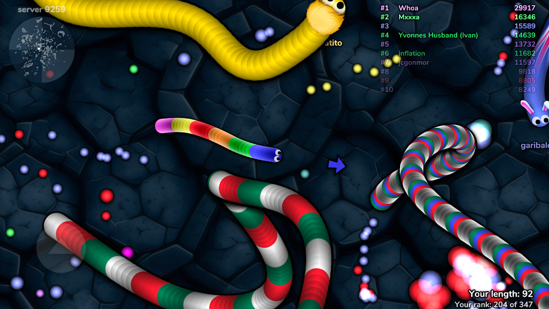 slither.io mod apk screenshot 4