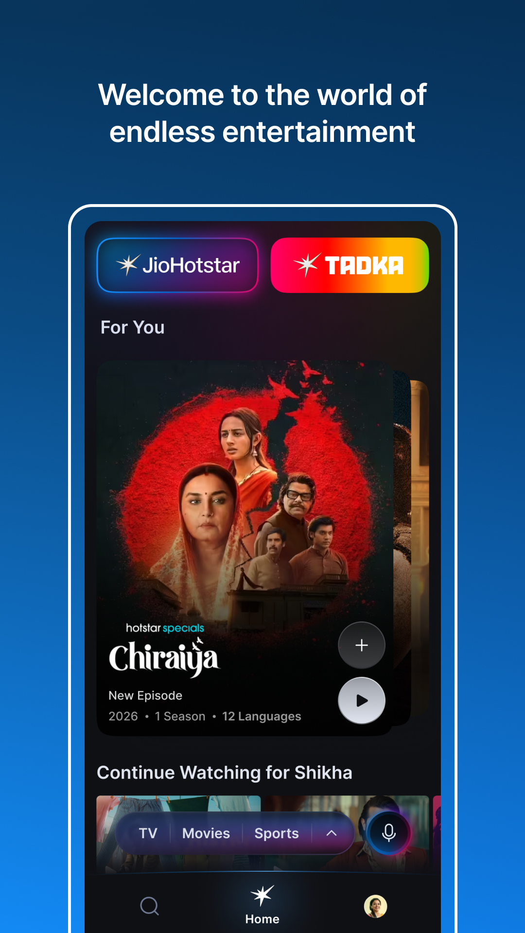 JioHotstar mod apk screenshot 1