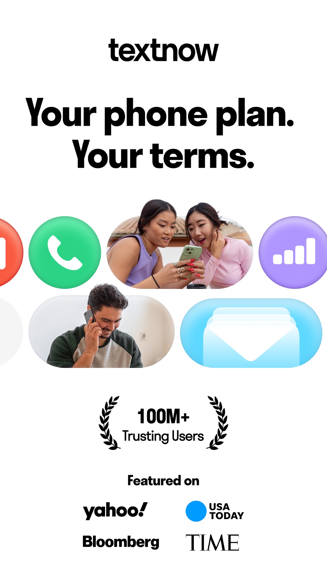 TextNow: Call + Text Unlimited mod apk screenshot 1