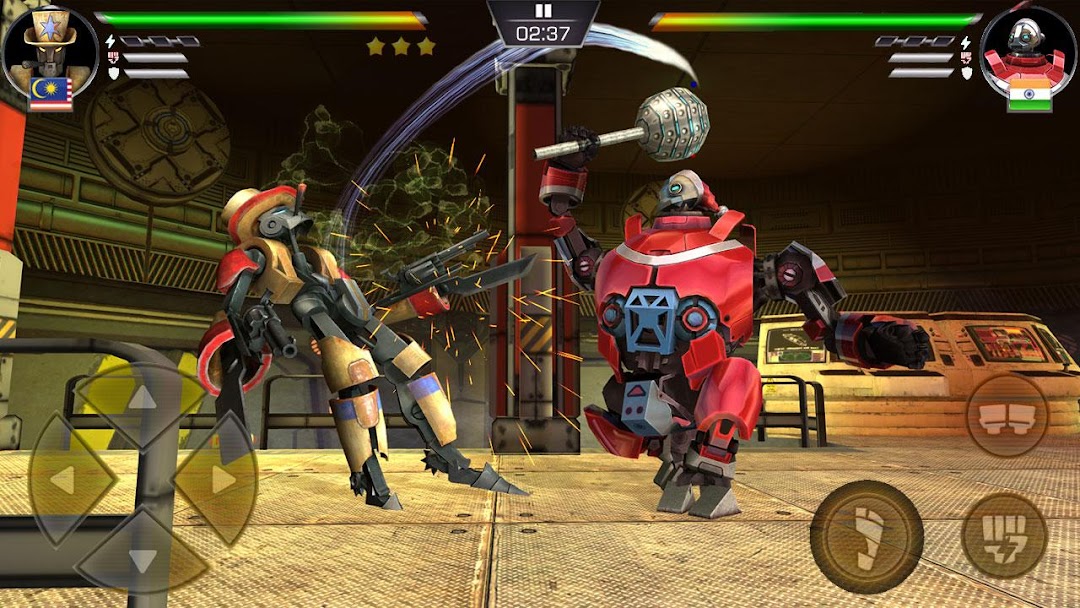 Clash Of Robots Fighting Game mod apk screenshot 5