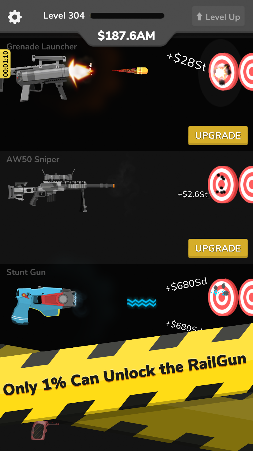 Gun Idle mod apk screenshot 4