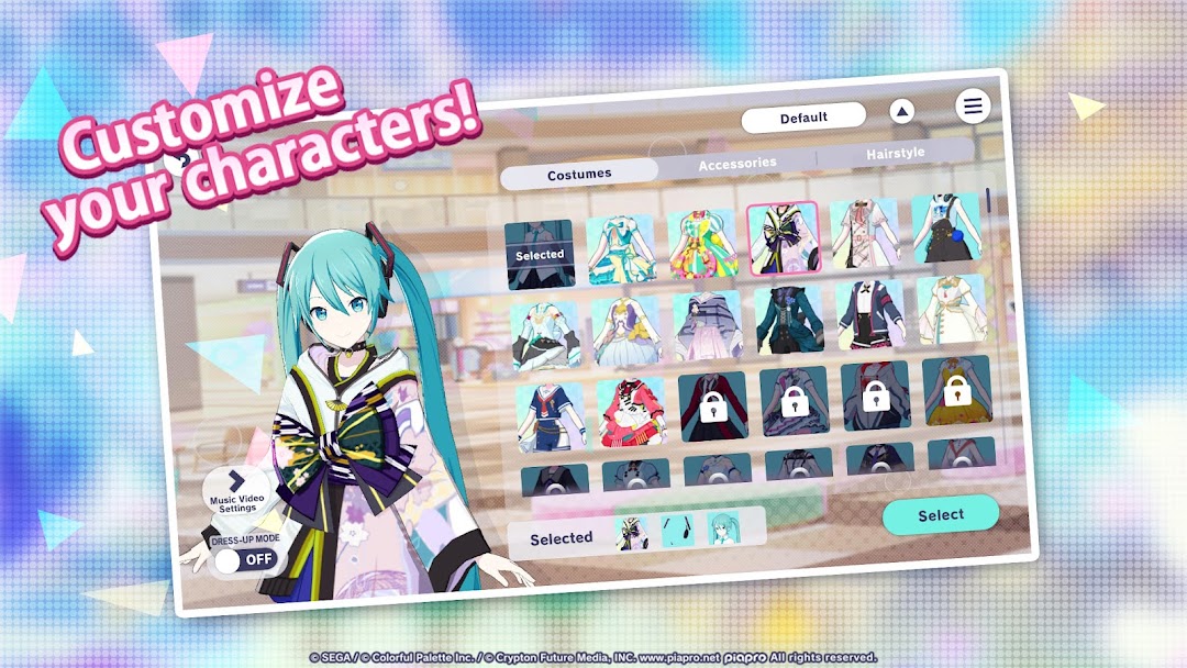 HATSUNE MIKU: COLORFUL STAGE! mod apk screenshot 2