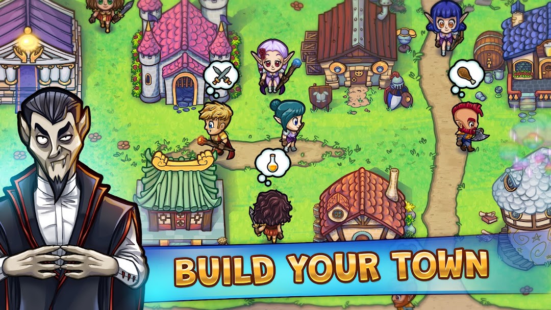 Hero Park: Shops & Dungeons mod apk screenshot 3