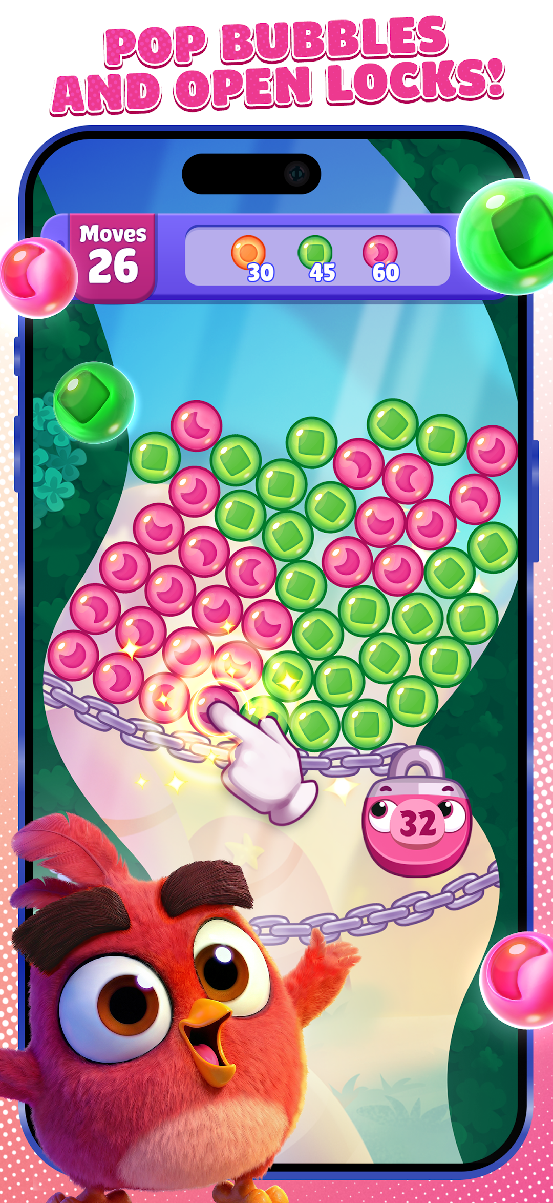 Angry Birds Dream Blast mod apk screenshot 1