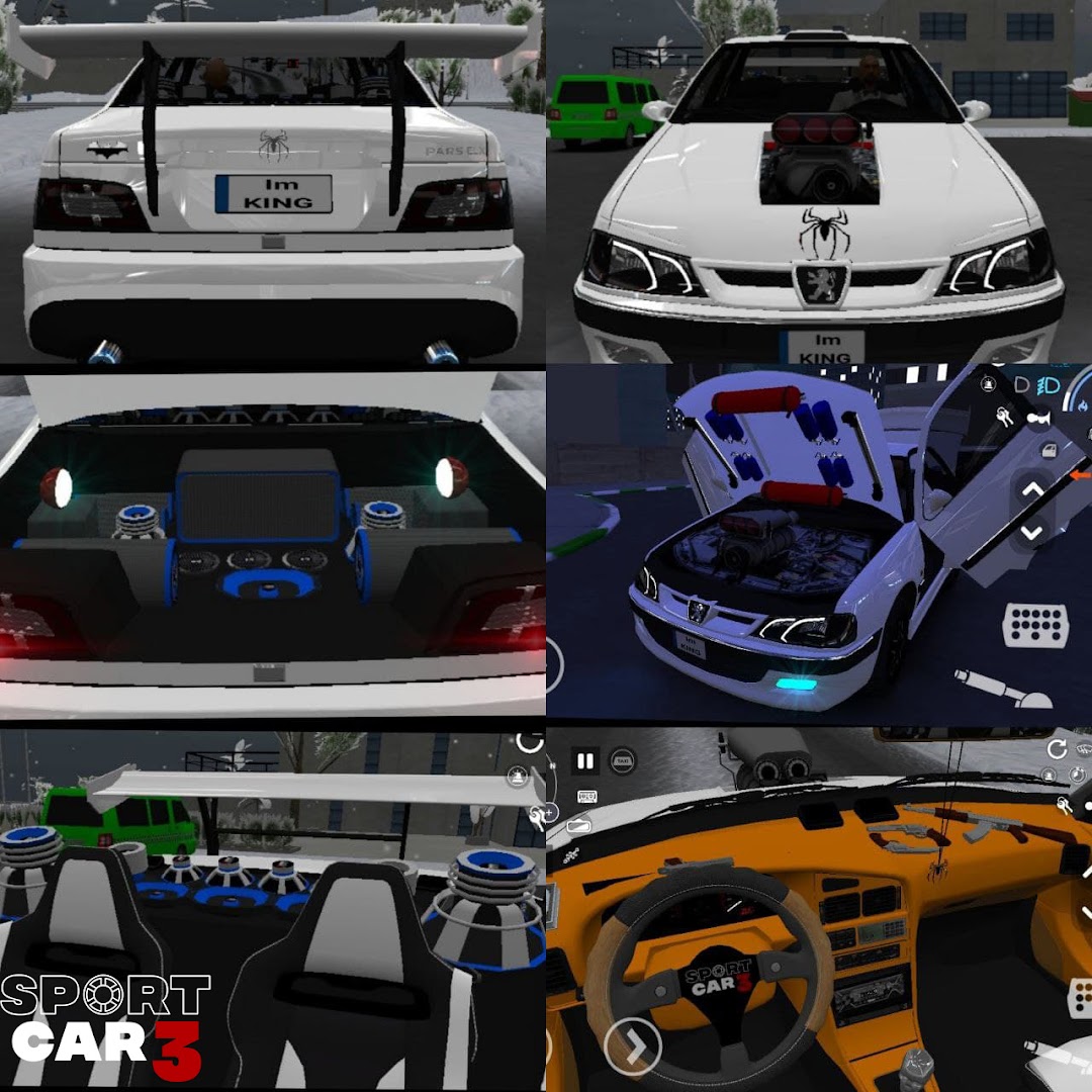 Sport car 3 : Taxi & Police - mod apk screenshot 1