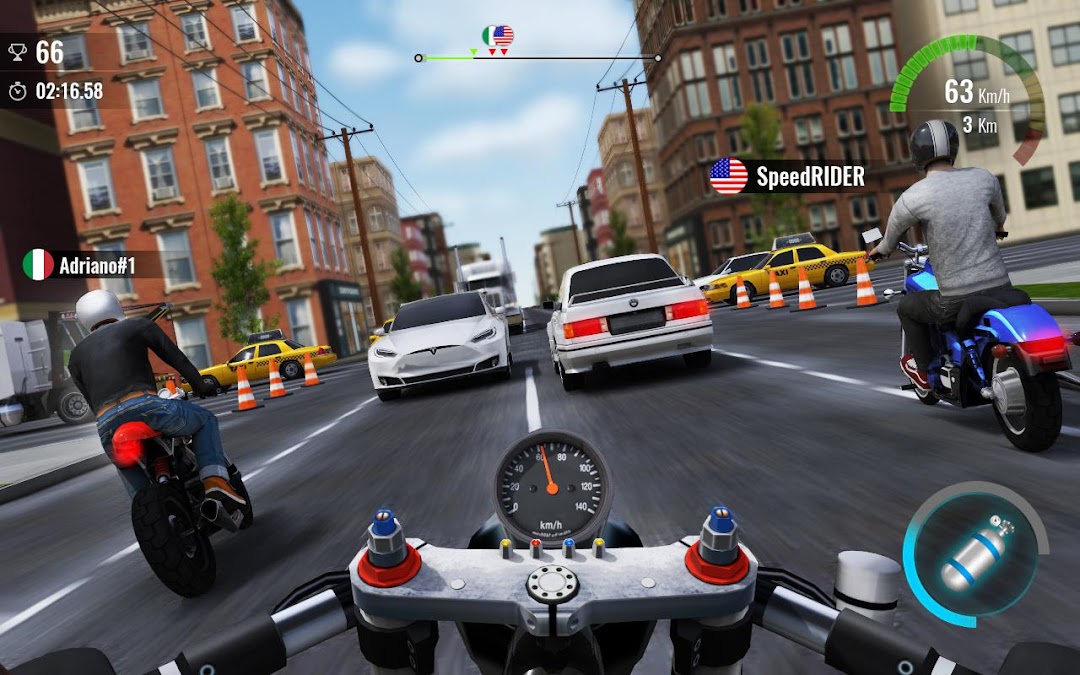 Moto Traffic Race 2 mod apk screenshot 3