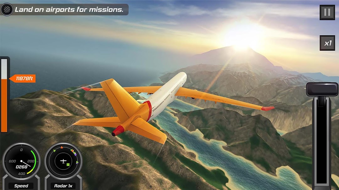 Flight Pilot: 3D Simulator mod apk screenshot 5