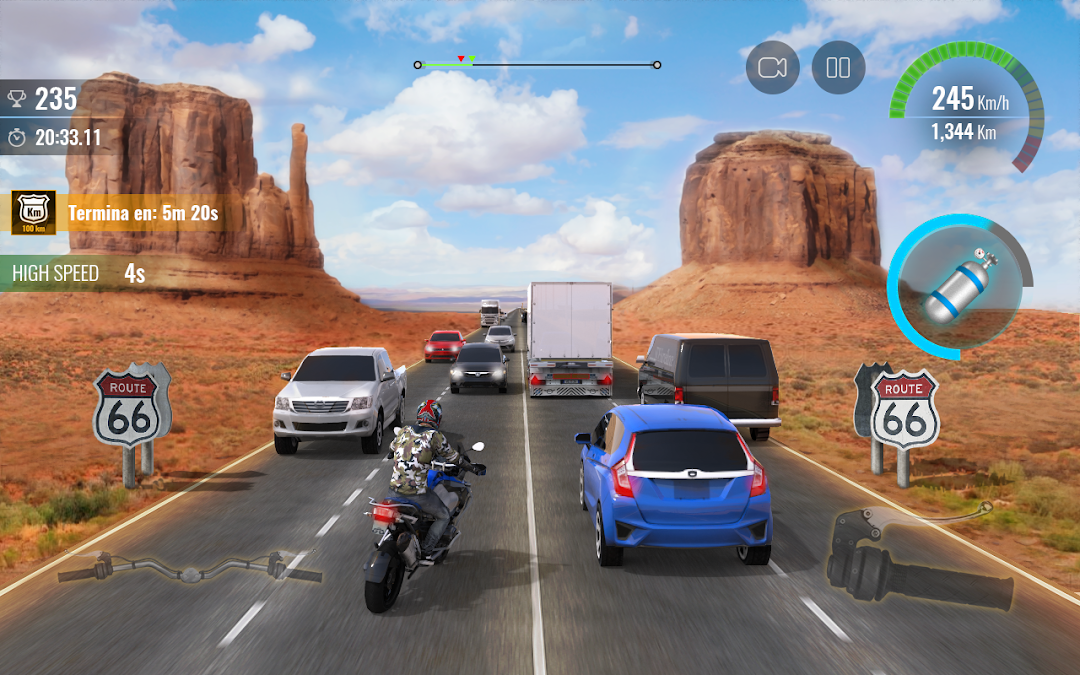 Moto Traffic Race 2 mod apk screenshot 5