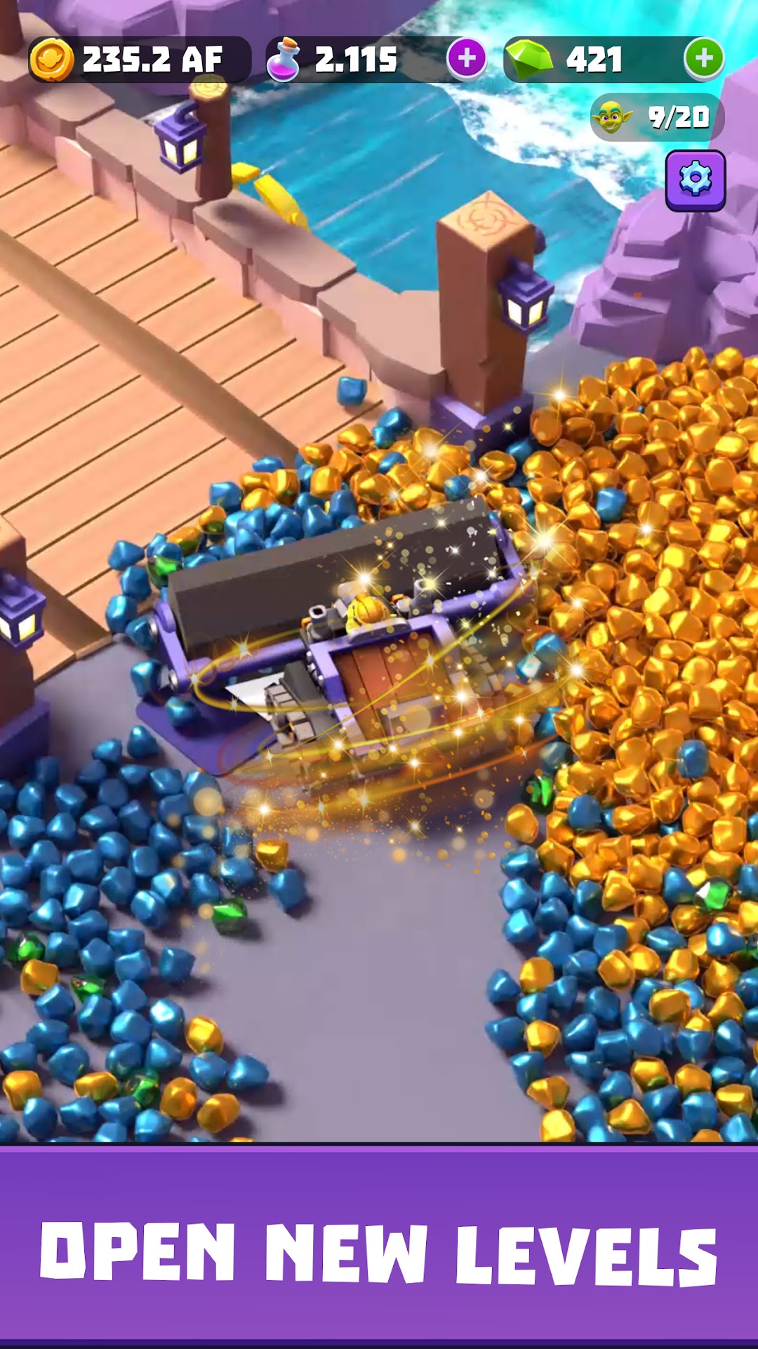 Gold and Goblins: Mining Games mod apk screenshot 3