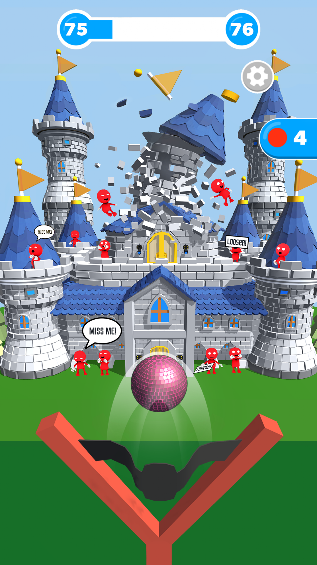 Slingshot Smash－Shooting Range mod apk screenshot 1