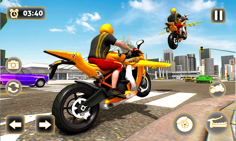 Light Bike Race Flying Stunts mod apk screenshot 2