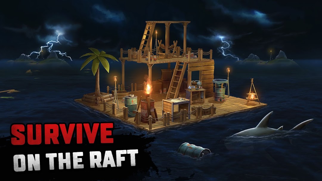 Raft® Survival - Ocean Nomad mod apk screenshot 1
