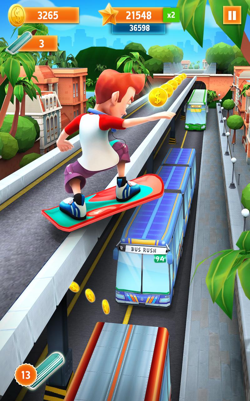 Subway Bus Rush Runner mod apk screenshot 1
