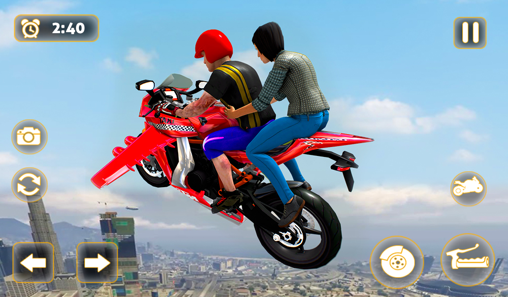 Light Bike Race Flying Stunts mod apk screenshot 5