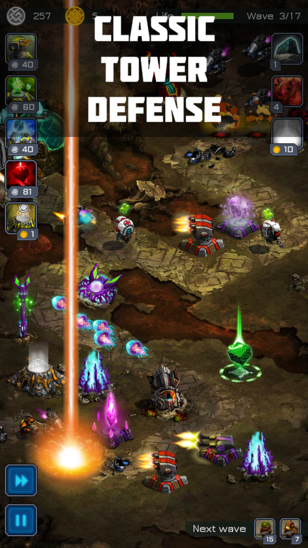 Ancient Planet Tower Defense mod apk screenshot 5