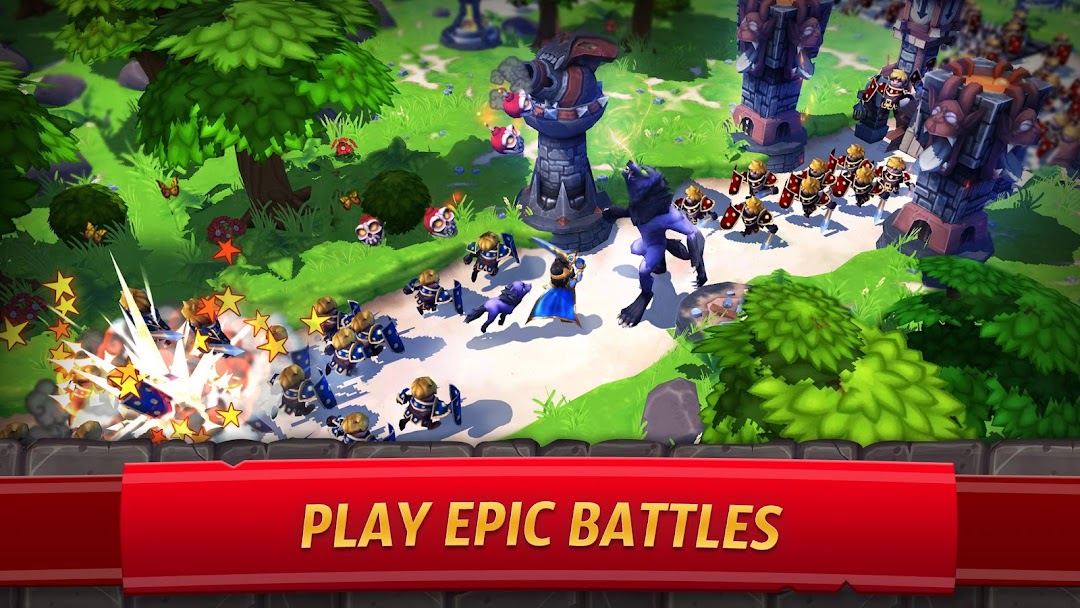 Royal Revolt 2: Tower Defense mod apk screenshot 1