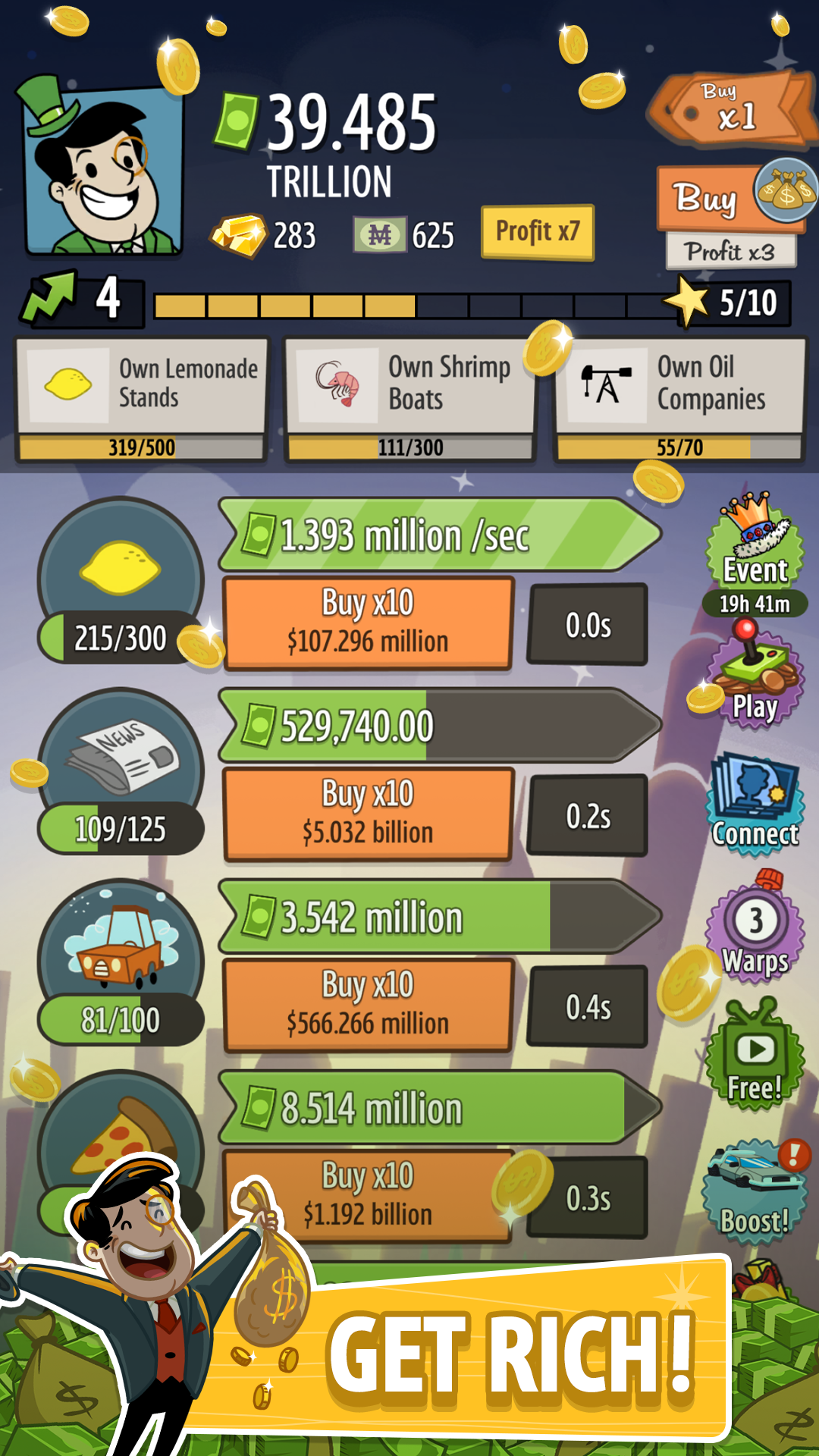 AdVenture Capitalist mod apk screenshot 2