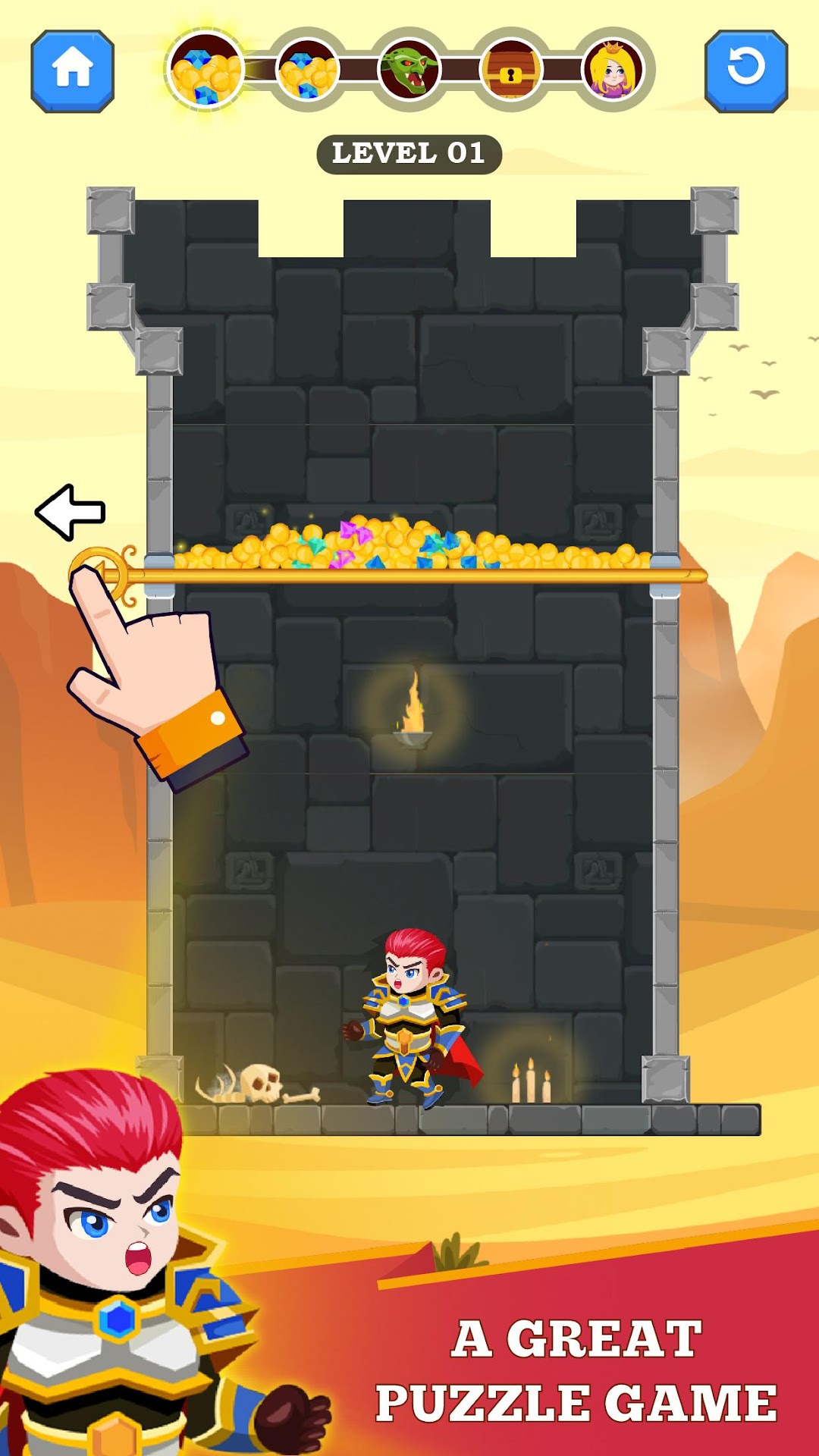 Hero Rescue mod apk screenshot 1
