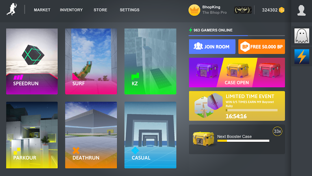 bhop pro mod apk screenshot 1