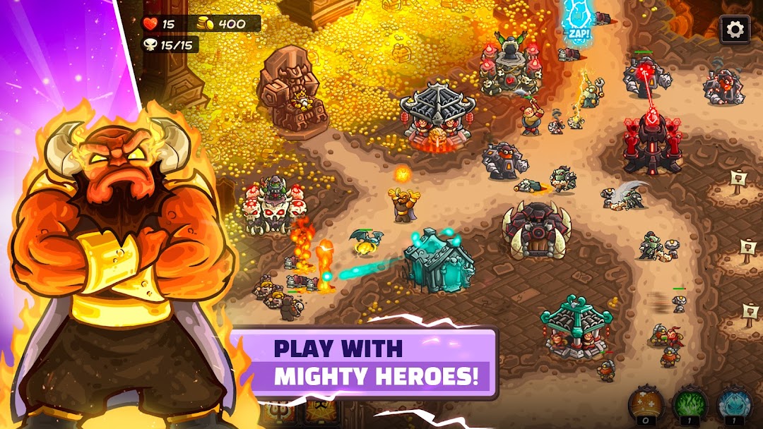 Kingdom Rush Vengeance TD Game mod apk screenshot 2