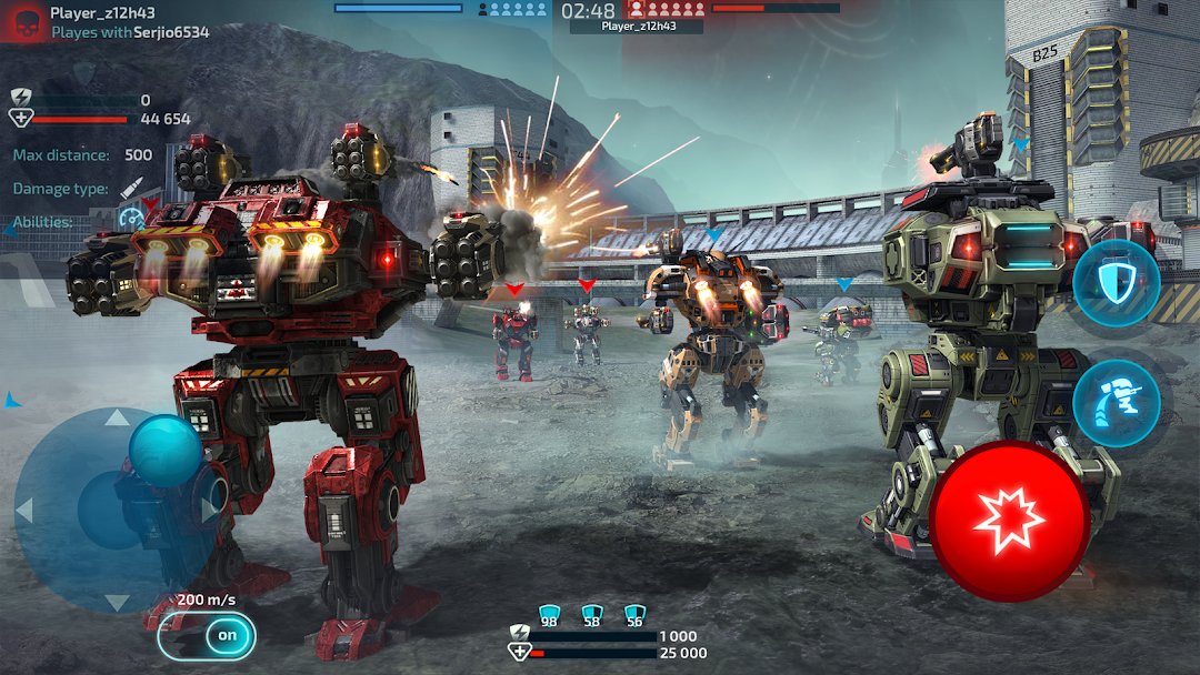Robot Warfare: PvP Mech Battle mod apk screenshot 5