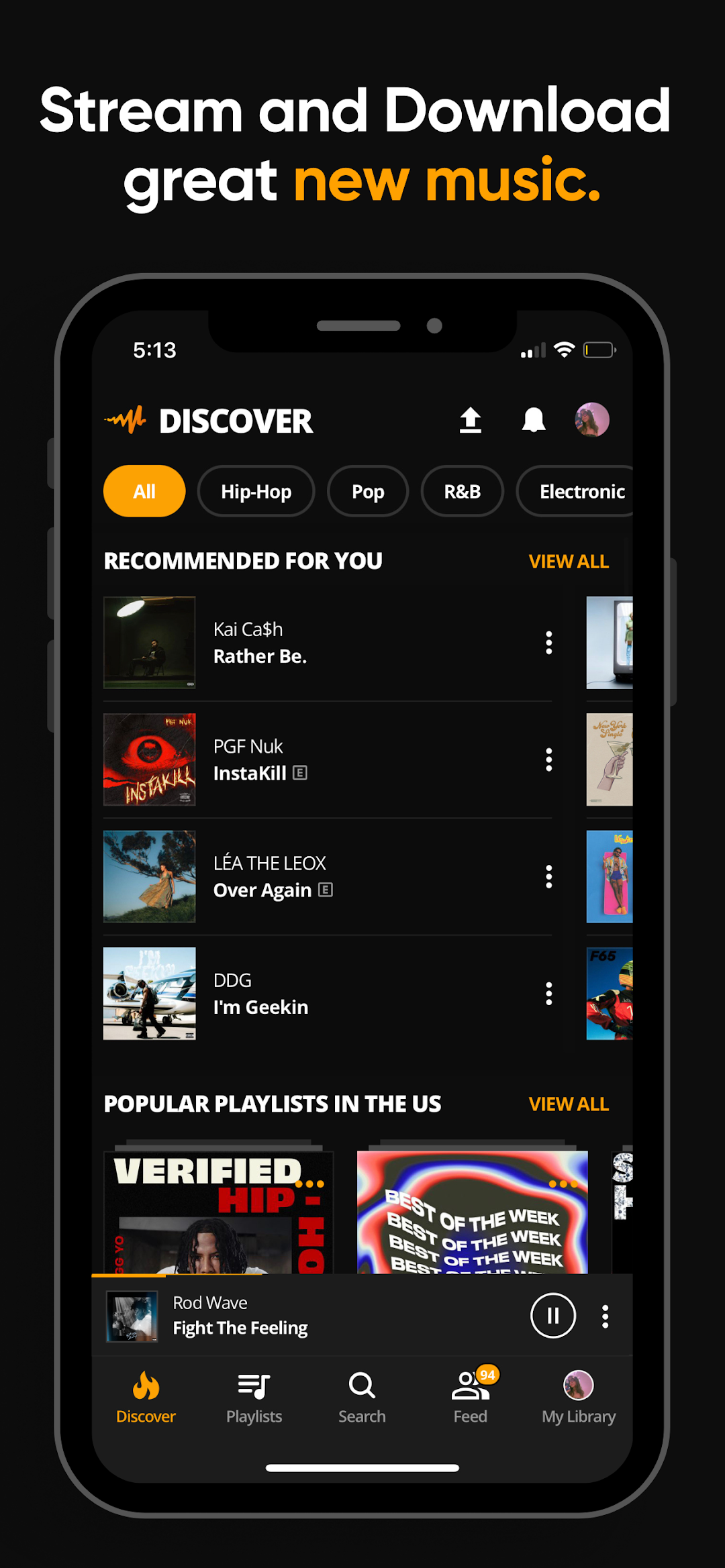Audiomack: Music Downloader mod apk screenshot 1