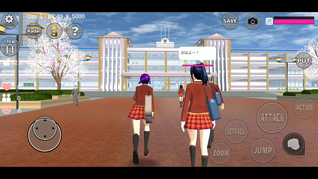SAKURA School Simulator mod apk screenshot 1