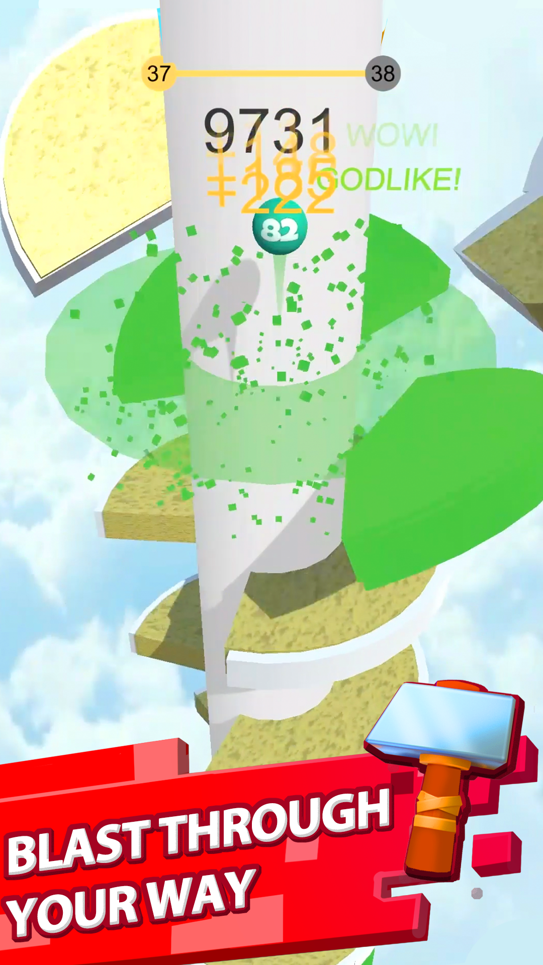 Helix Jump mod apk screenshot 2