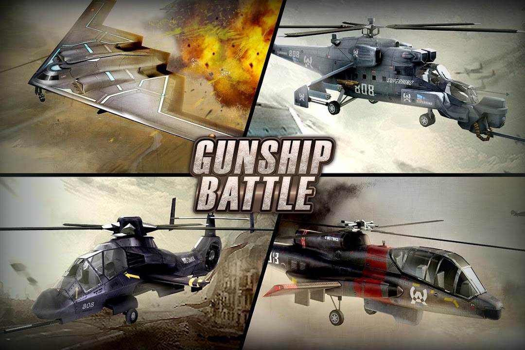 GUNSHIP BATTLE: Helicopter 3D mod apk screenshot 1
