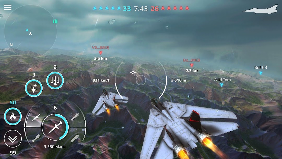 Sky Combat: War Planes Online mod apk screenshot 4