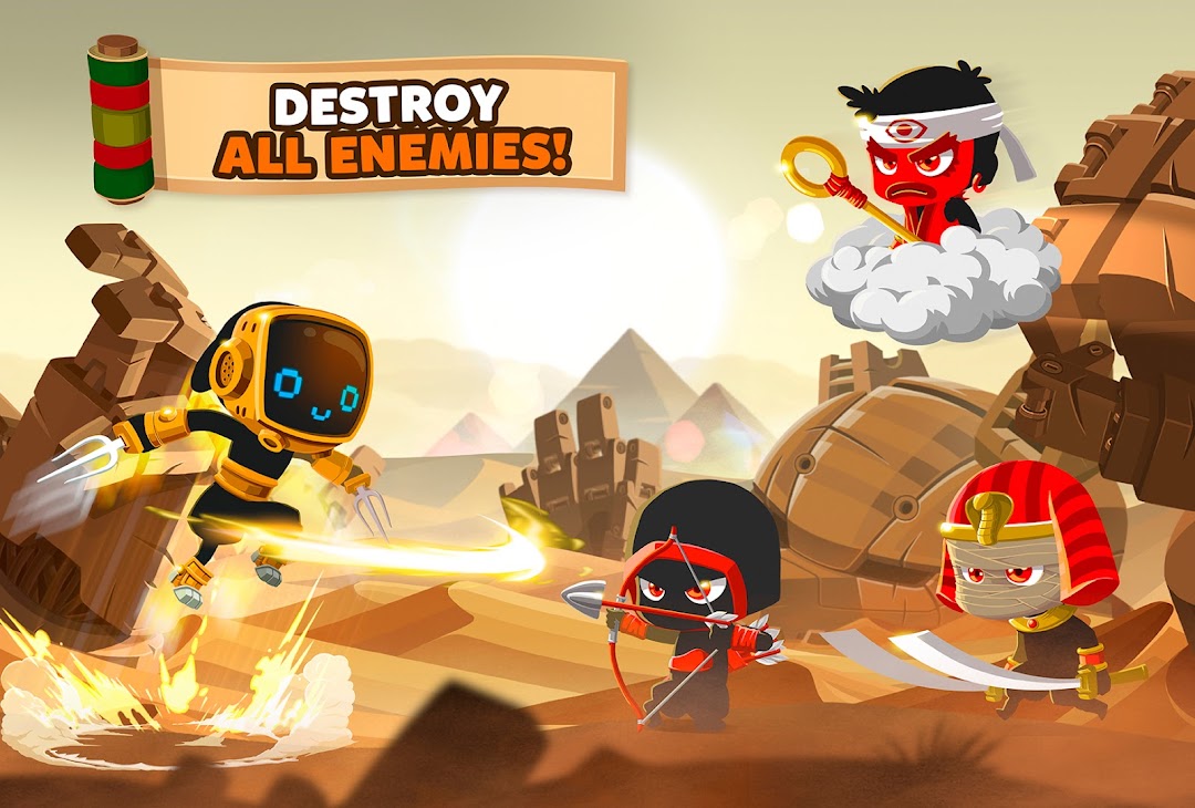 Ninja Dash Run - Offline Game mod apk screenshot 4
