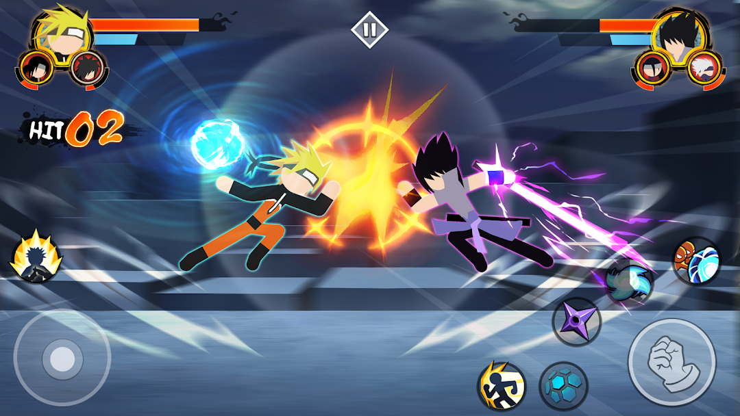 Stickman Ninja 3v3 Battle mod apk screenshot 1