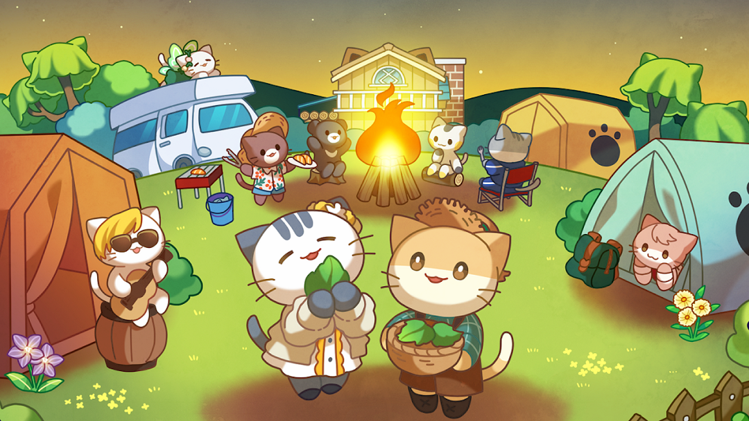 Cat Forest - Healing Camp mod apk screenshot 1