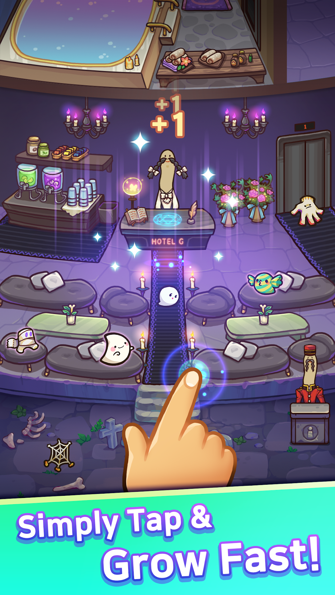 Idle Ghost Hotel - Cozy Games mod apk screenshot 2